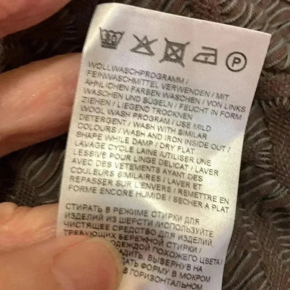 Frank Walder fitted, textured, stretchy blazer, light  brown w blue tones… - Picture 7 of 10